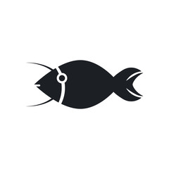 Fototapeta premium fish icon design vector logo template EPS 10