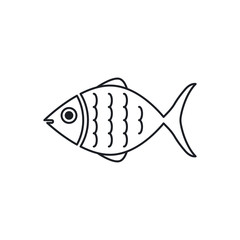 fish icon design vector logo template EPS 10
