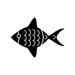 fish icon design vector logo template EPS 10