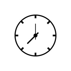 clock icon vector design logo template EPS 10