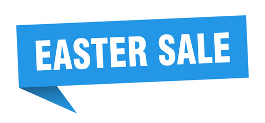 easter sale speech bubble. easter sale ribbon sign. easter sale banner
