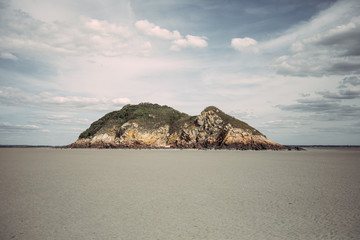 Tombelaine baie du Mont Saint Michel