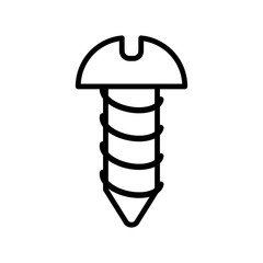 screw icon vector