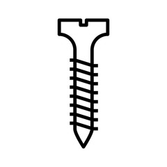 screw icon vector