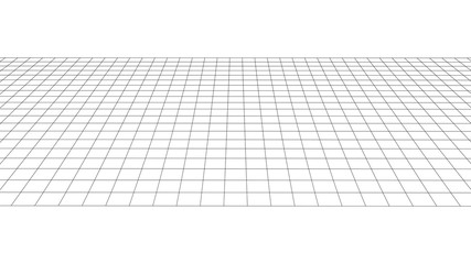 Vector perspective grid. Detailed lines forming an abstract background