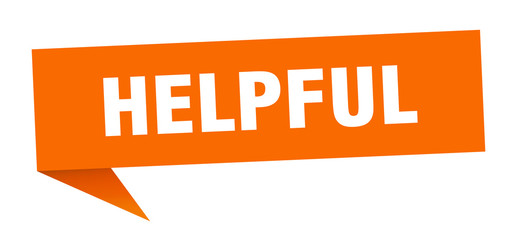 helpful speech bubble. helpful ribbon sign. helpful banner