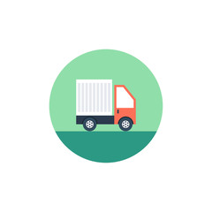 flat icons for truck,transportation,vector illustrations