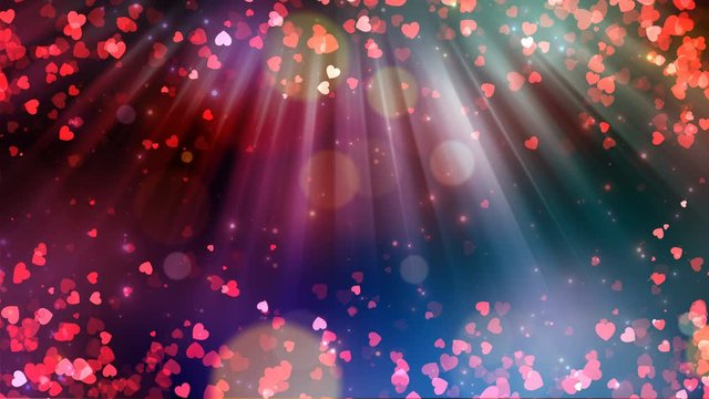 valentine hearts background abstract romance