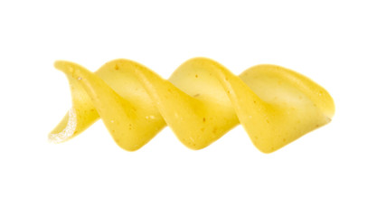 Group of macaroni pasta on white background