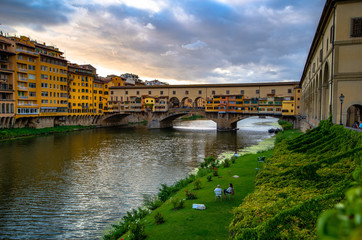 Obraz premium ponte vecchio in florence