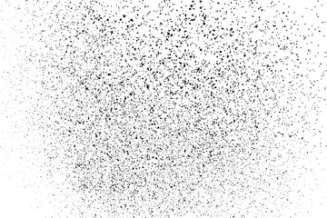Black grainy texture isolated on white background. Distress overlay textured. Grunge design elements. Vector illustration,eps 10.