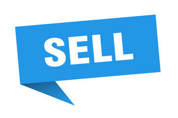sell speech bubble. sell ribbon sign. sell banner