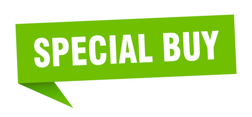 special buy speech bubble. special buy ribbon sign. special buy banner