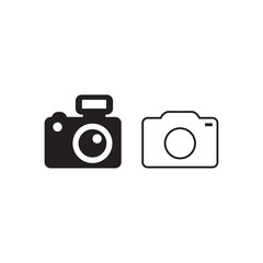 camera icon vector design logo template EPS 10
