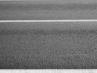 Fototapeta premium asphalt road with marking white line