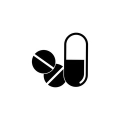 capsule icon vector design logo template EPS 10