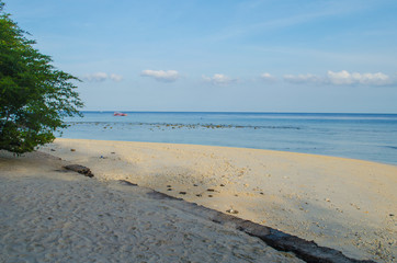 Gili Trawangan. Beautiful beach in the northern part of the island