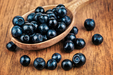 ripe and sweet blueberries