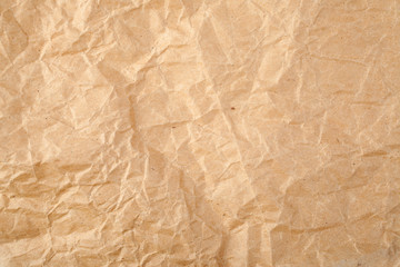crumpled brown paper