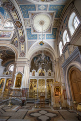 Inside the Church of the St. John the Baptist Convent. Founded in the 15th century. Moscow, Russia