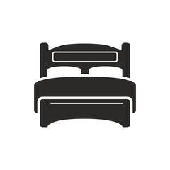 Bed icon design vector logo template EPS 10