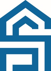 S and H initial logo 