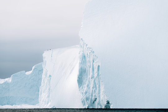 Moody Icebergs in western Greenland near Ilulissat