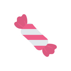 Isolated sweet striped candy vector design