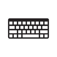keyboard icon vector design logo template EPS 10