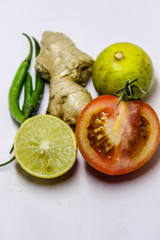 A picture of vegetables
