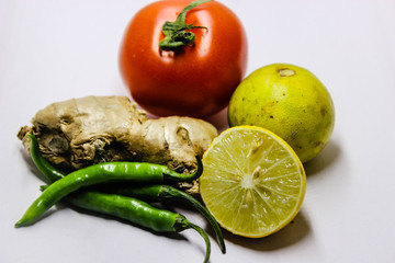 A picture of vegetables