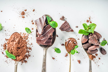 Different types of cocoa