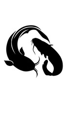 silhouette of a head