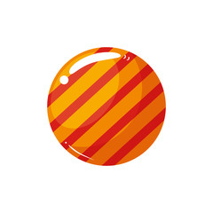 delicious candy circular isolated icon