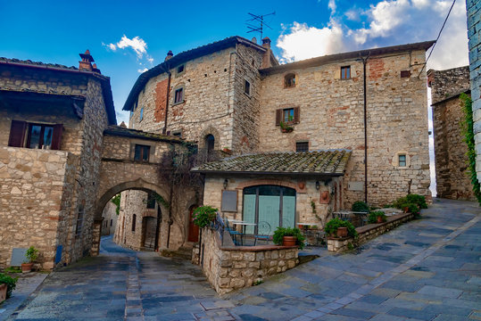 Castello di Meleto In Chianti in the Province of Siena