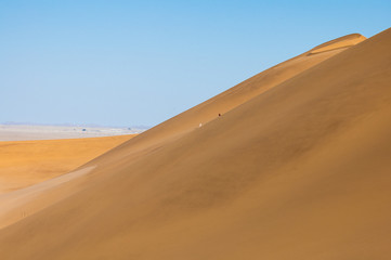 Fototapeta na wymiar sand dunes in the desert namibia