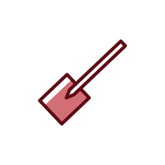 Shovel icon vector design template