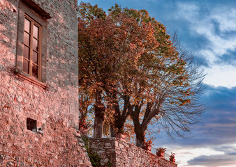 Castello di Meleto In Chianti in the Province of Siena