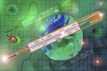 concept of viral influenza