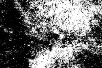 Grunge background black and white. Monochrome vintage texture