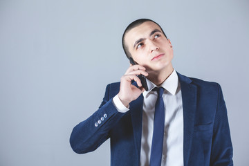  man talking phone