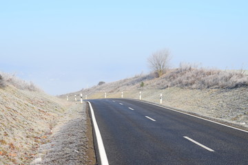 gefrorener Nebel über der Eifel