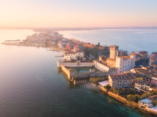 Sirmione, italian architecture from Garda lake.