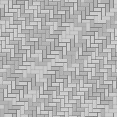 Vector street pavements gray seamless texture. Repeating grey sidewalk pattern.  Floor background