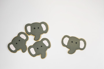 Obraz na płótnie Canvas Elephant cookies