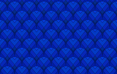 Vector abstract seamless pattern. Geometric classical background. Retro stylish texture.