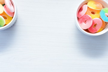 Candy or sweet assortment of many colors