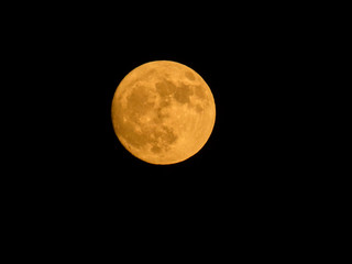 Photo of a beautiful full moon