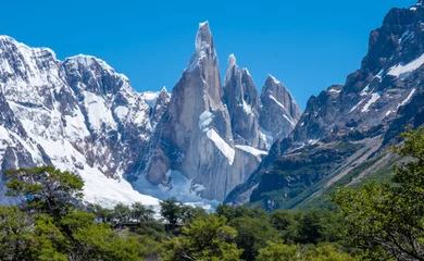 Crédence de cuisine en verre imprimé Cerro Torre Cerro Torre Trek, El Chalten, Patagonie, Argentine