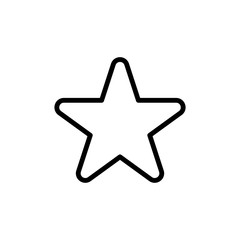 star icon vector flat design